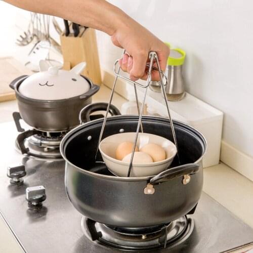 Stainless Steel Anti-hot Clip Take Bowl Clip Multifunction Anti-scalding Dish Plate Bowl Clip Device Handle Kitchen Tool