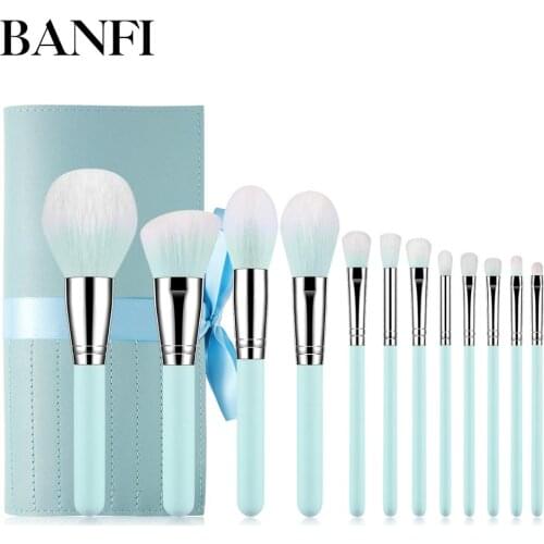 12PCs Make up Brushes Set For Cosmetic Tools Kit Powder Concealer Eye Shadow Brush Women Beauty Essential Brushes Tools Soft New