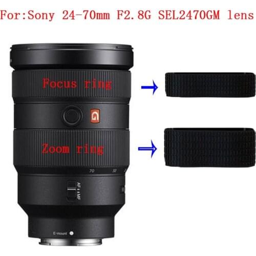 New original Zoom and Focus grip Rubber Ring repair parts For Sony FE 24-70mm F2.8 GM SEL2470GM Lens