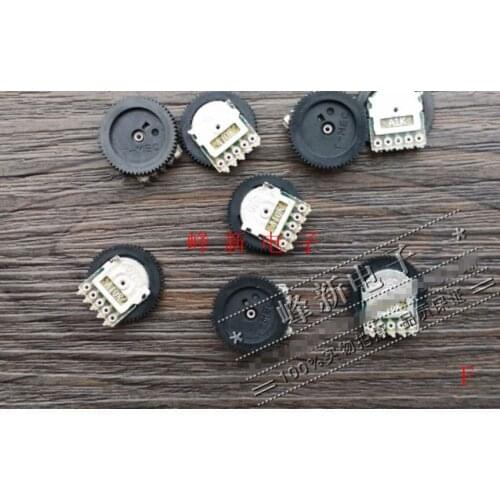 Original new 100% WR1401NIV turbine gear potentiometer dial turntable double 5pin A10K A103 volume switch 16*2.8
