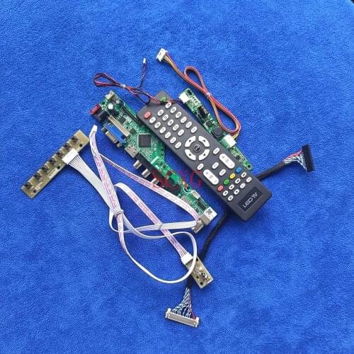 For M185XTN01.2/M185XTN01.3 Screen controller board HDMI-compatible USB AV VGA Signal Analog 1366*768 DIY Kit 30Pin LVDS LCD/LED