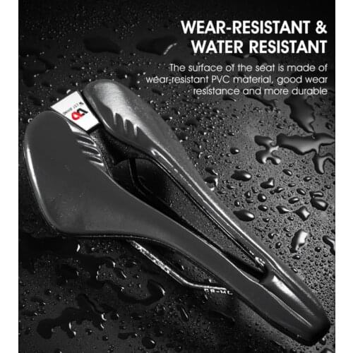 Bike Seat Cushion Shockproof Lightweight Perspiration Road Bicycle Saddle