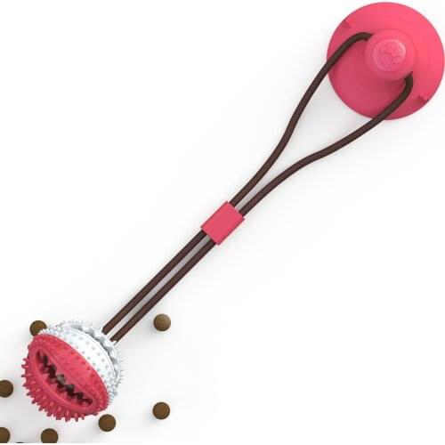 Suction cup dog toy molar dog supplies bite resistant ball