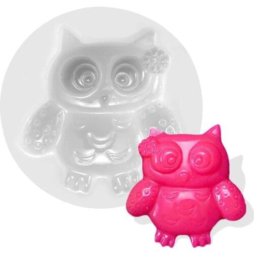 Silicone Molds Owl 3D Night Owl Craft Art Silicone Resin Molds DIY Handmade Candle Molds Craft Making Supplies
