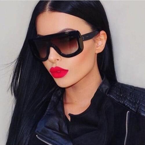 2021 Oversized Sunglasses Women Luxury Brand Glasses Men/Women Retro Sunglasses For Men Vintage Oculos De Sol Feminino