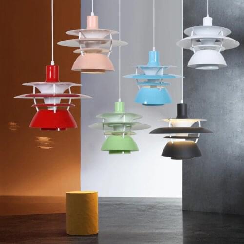 Modern Pendant Light Nordic Designer Hanglamp For Bedroom Dining Room Bar Decor Home Loft Lamp E27 Aluminum Luminaire Suspension