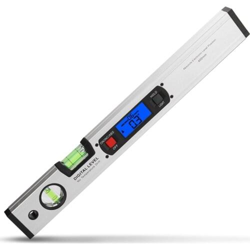 400mm Protractor Angle Finder Electronic Level 360 Degree Inclinometer with Magnets Level Angle Slope Ruler Digital Spirit Level