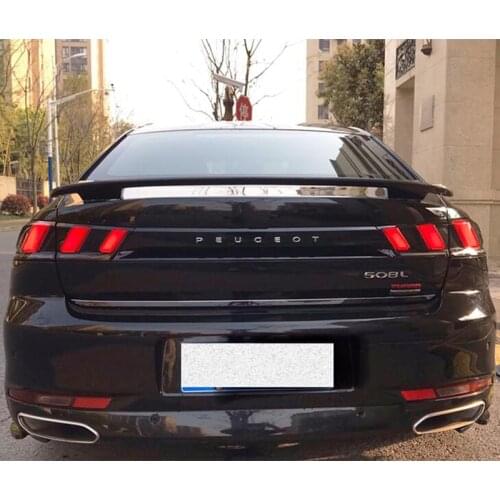 CEYUSOT For CAR Trunk Universal Accessories Spoiler NEW Peugeot 508 207 307 308 Sedan ABS Plastic Rear Lip Wing Tail Body Kit