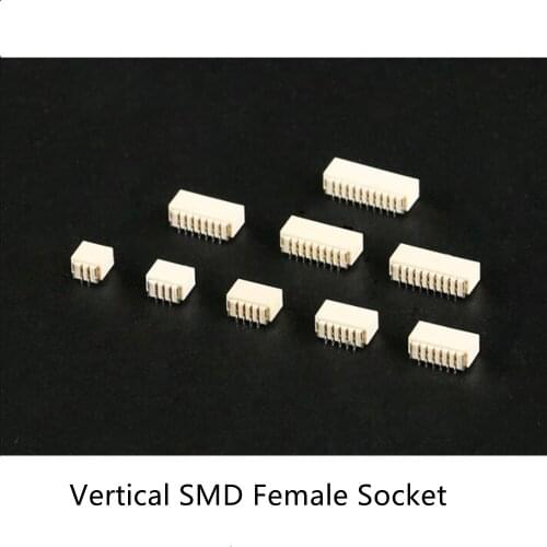 SH1.0mm Connector Vertical/Horizontal SMD Female Socket 2/3/4/5/6/7/8/10P