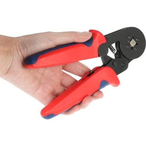 High Quality multi tool Square Ratchet Crimp Tools Crimper Plier Self-adjustable Crimping Tool for Cable End-sleeves Ferrules