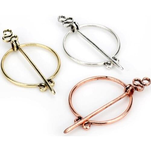 Tightening Spell Brooch Hand Forged Medieval Norse Runic Pin Viking Jewelry Vintage Wulflund Belt Buckles Viking Cloak Pins