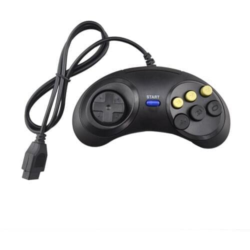 10 pcs a lot Classic Game Controller 6-Button gamepad for SEGA Genesis or for SEGA Mega Drive