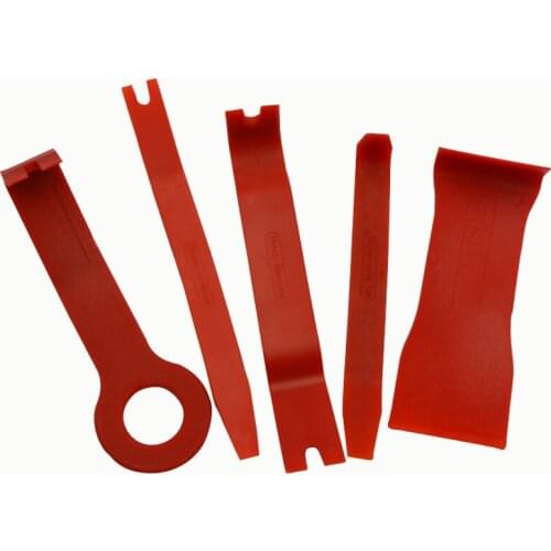 5pcs Hard Plastic Auto Car Radio Panel Interior Door Clip Panel Trim Dashboard Removal Opening Tool Set DIY Car Repair Tool Kit