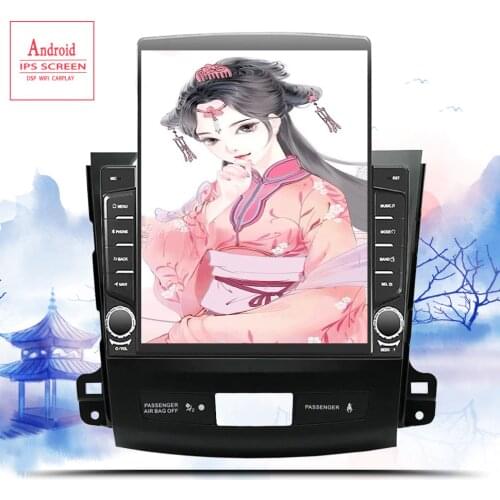 Android 10.0 car gps dvd player For Mitsubishi Outlander XL 2005-2011 with car radio multimedia video and navigation Head Unit