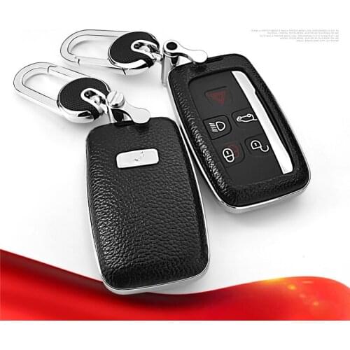 6colors Car leather key cover For Land Rover Evoque 4 Discovery Range Rover Sport 4 Freelander 2 Key Case shell