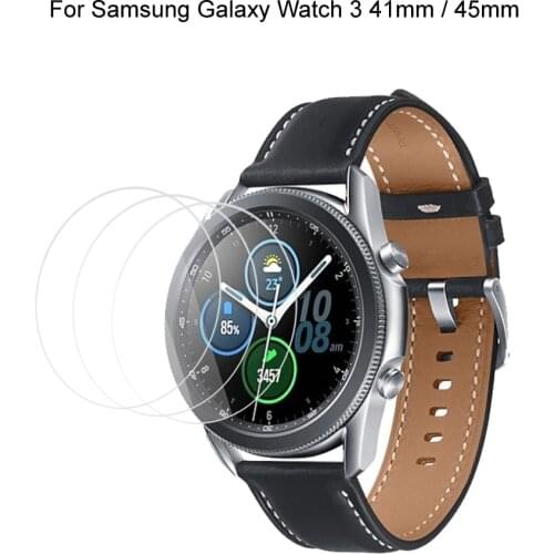 For Samsung Galaxy Watch 3 41mm / 45mm Screen Protector Protective Tempered Glass Film Explosion-proof