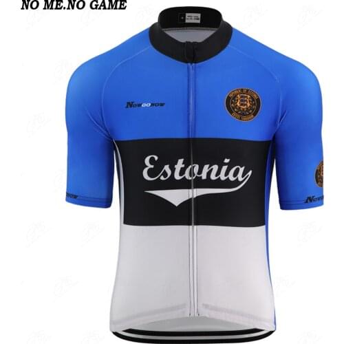 EUSKADI-Pro men estonia national team cycling jersey summer road racing bicycle clothing top Brand design tight jerseys