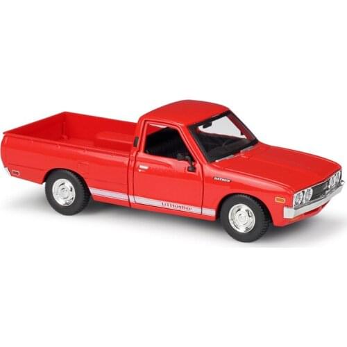 1:24 1973 Datsun 620 Pick-up Metal Luxury Vehicle Diecast Pull Back Cars Model Toy Collection Xmas Gift