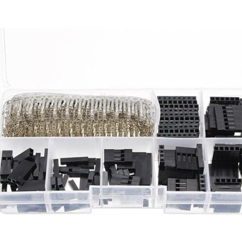 New Arrival 470Pcs 2.54mm Male Female Dupont Wire Jumper With Female Connector Housing Kit Module