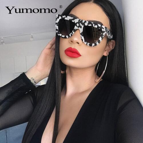 2020 new square sunglasses ladies brand designer retro marble color fashion sunglasses retro tone Lunette De Soleil Femme