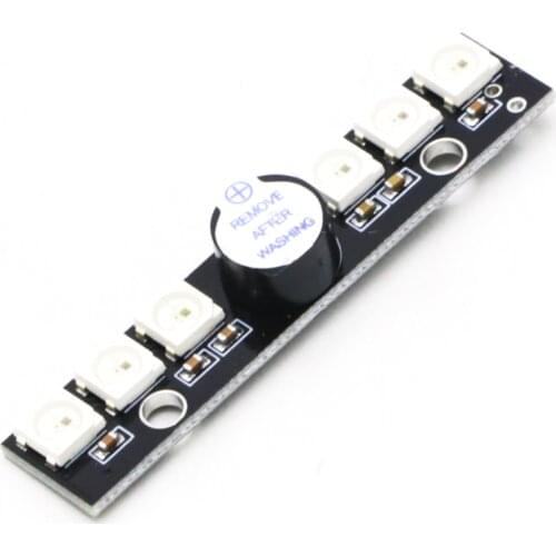 WS2812B LED & 5V Active Buzzer 6xRGB LED Indicator for NAZE32 F3 FLIP32 CC3D Skyline32 Flight Controller DIY Drone
