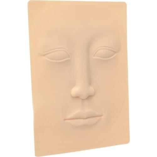 Training Practice Fake Skin Blank Eye Lips Face For Tattoo Machine Beginner 3D Silicone Permanent Makeup Tattoo