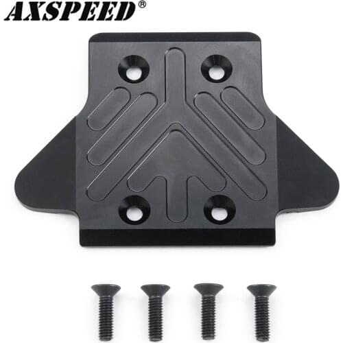 AXSPEED Aluminum Alloy Rear Plate Protective Cover for 1/8 ARRMA KRATON 6S RC Crawler Bigfoot Car Upgrade Accessories