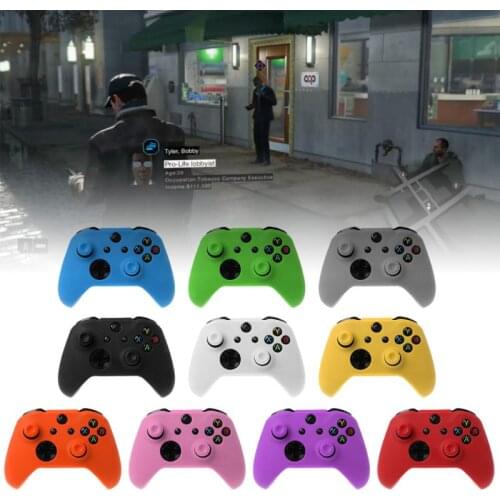 Protective Cover Cap Analog Thumb Sticks Grip Soft Silicone Case Anti-Slip Waterproof for XBOX Ones Gamepad Controller