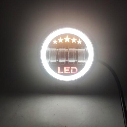 1/2/4/Pcs Led Fog Lights Spotlight for Cars Waterproof LED 9V-30V 6000K Lamp Car SUV Truck Driving 40W Square Bright Work Light