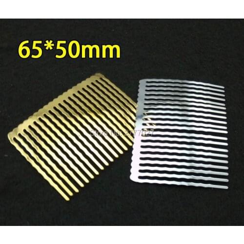 12pcs/lot 20 Lengthen Wave Tooth Metal Comb,High quality Plated with none nickle and none lead Hair Comb,DIY Hair accessories