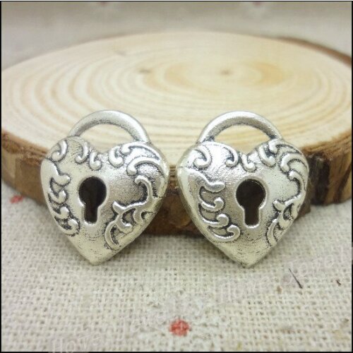 24 pcs Vintage LOVE\key zinc alloy charms pendant DIY Bracelet Necklace metal jewelry accessories Making