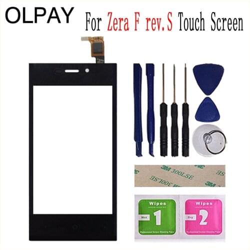 4.0'' Mobile Touch Glass For Highscreen Zera F rev.S Touch Screen Digitizer Front Glass Lens Sensor Tools