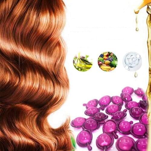 5pcs Hair Vitamin Keratin Complex Oil Smooth Silky Repair Damaged Moroccan Oil Anti Hair Loss Aging Hair Care Essential Oil