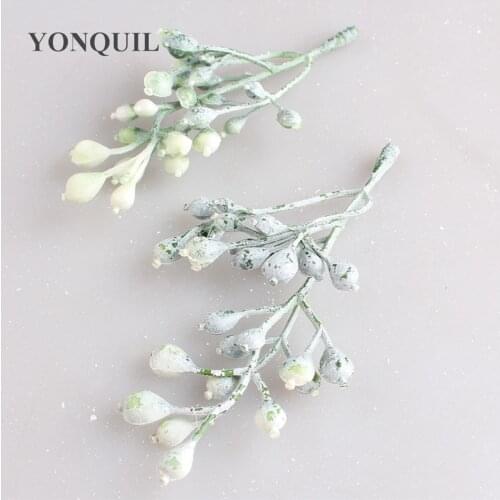 50PCS Christmas Fruit Wedding Decorative Flowers Wreaths Scrapbooking Home Decor DIY Gifts Candy Box Artificial Plants