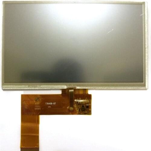 7 inch 40 pin LCD screen and Touch Screen Digitizer For Snooper S6800 Truckmate Pro XWT1032 B2
