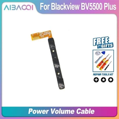 New Power Volume Button Cable Parts Phone Accessories For Blackview BV5500 Plus Phone