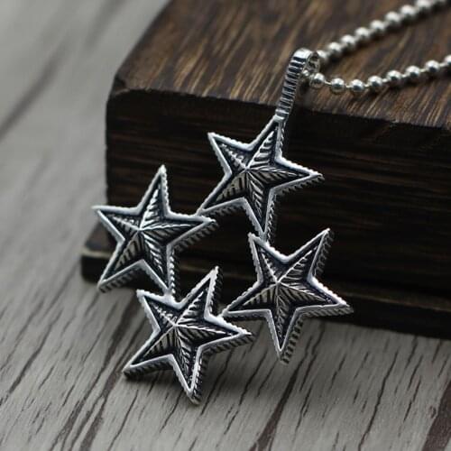 Cody Sanderson Nahawi Four Star Pendant European American Hot Selling Sterling Silver 925 Pentacle Pendant