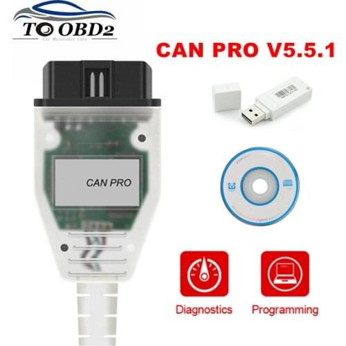 FOR VAG VCP PRO Diagnostic Tool CAN PRO V5.5.1 Works For AUDI/VW Series Auto OBD2 CAN-BUS K-Line Diagnostic Cable FTDI Chip