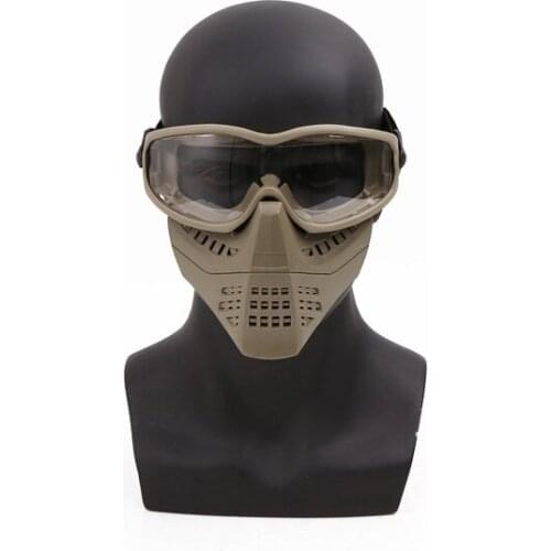 Emersongear Tactical Anti Fog Full Face Mask Airsoft Hunting Military Combat Shooting Face Protective Training Cycling BD6491
