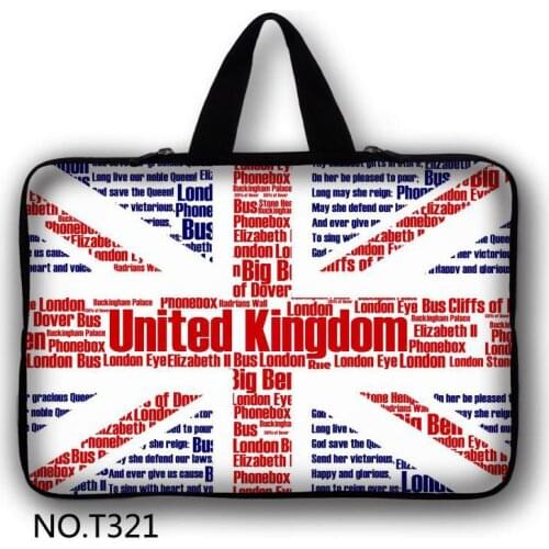 United Kingdom Flag Laptop Sleeve Case Bag Notebook Carrying Case Handbag for 11' 14" 15" Macbook Air Pro ASUS Acer Lenovo Dell