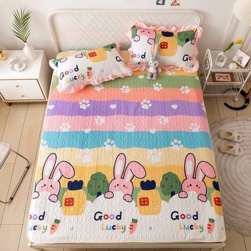 Cotton Cartoon Breathable Fiber Thin Mattress Foldable Floor Tatami Bed Single Double Student Suitable Student Dormitory #sw