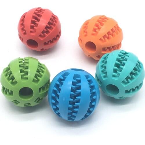 Toys for Dogs Rubber Dog Ball For Puppy Funny Dog Toys For Pet Puppies Large Dogs Tooth Cleaning Snack Ball Toy For Pet Products