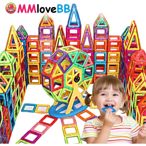 Big Size Magnetic Designer Magnet Building Blocks Accessories Educational Constructor Toys For Children