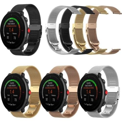 Metal Milanese Band for POLAR Vantage M Wrist Strap for POLAR IGNITE Smartwatch stainless steel Bracelet Watchband 4 Colors