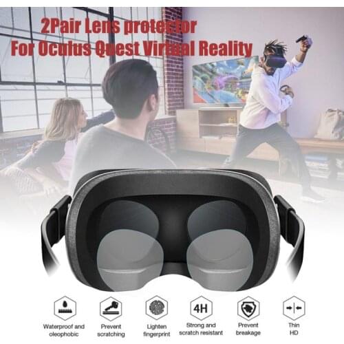 TPU Soft Film Lens Protector For Oculus Quest 2/Rift S/GO VR Glasses Lens Protective Film VR Accessories 2 Pair TPU Soft Film