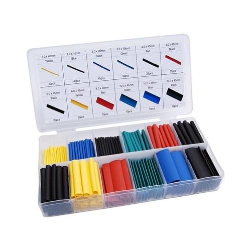 750/530/280 pcs Set Heat Shrink Tube Assorted Insulation Shrinkable Tube 2:1 Wire Cable Sleeve Kit can Dropship