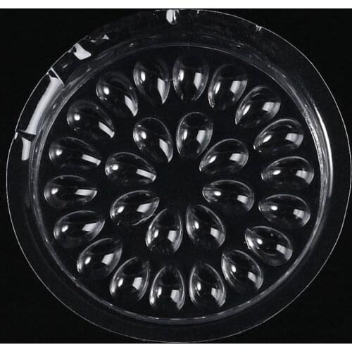 Plastic Glue Seal Flower Round Shape Pad False Eyelashes Extension Holder Palettes Tools X7JA