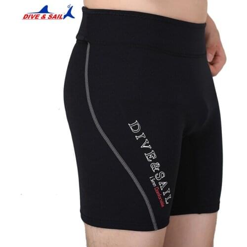DIVE&SAIL 1.5MM Neoprene Diving Shorts Wetsuit scuba Pants For Men Or Women Winter Swimming Rowing Sailing Surfing Warm