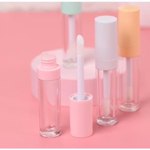 5 Pcs Empty Lip Gloss Tubes 9ml Clear Lip Tubes Empty Bottle Container Organize Lipstick Refillable Bottles Lip Gloss Tube