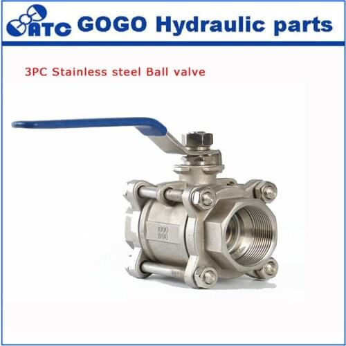 Socket weld ball valve Q61F 3pc ball valve AISI 304 316 stainless steel manual handle